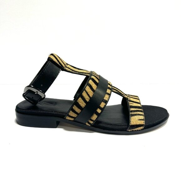 Naturalizer Shoes - Naturalizer Womens Elva Sandal Black Zebra Size 7.5Narrow